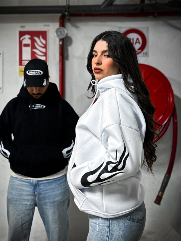 FIREGRIP Oversized Hoodies - White
