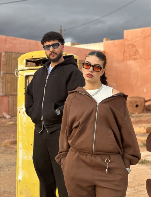 CONCRETE VAULT Oversized Tracksuit "Double ZIPP"