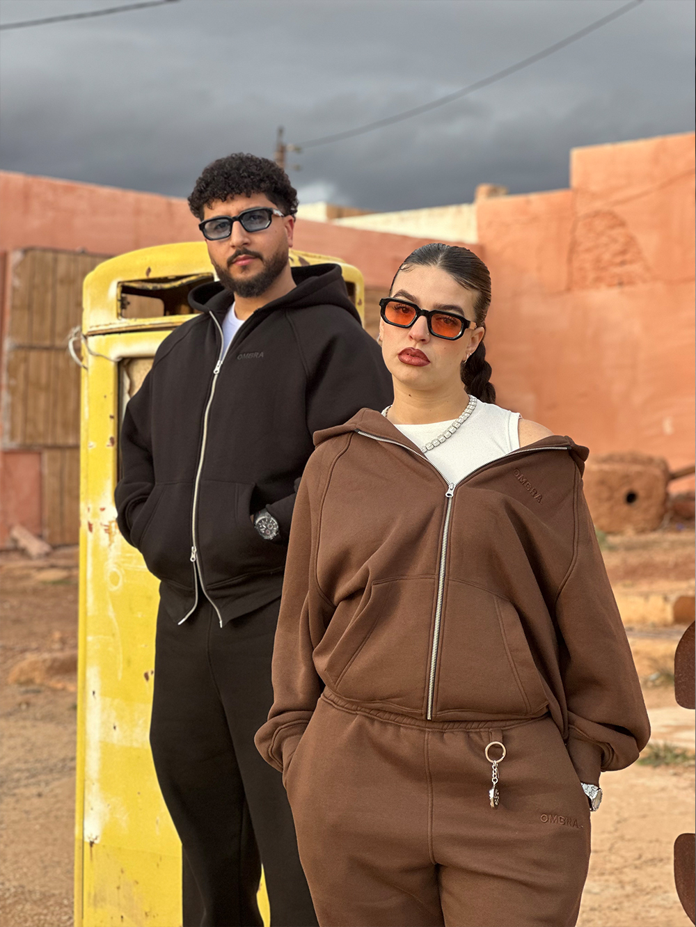 CONCRETE VAULT Oversized Tracksuit "Double ZIPP"